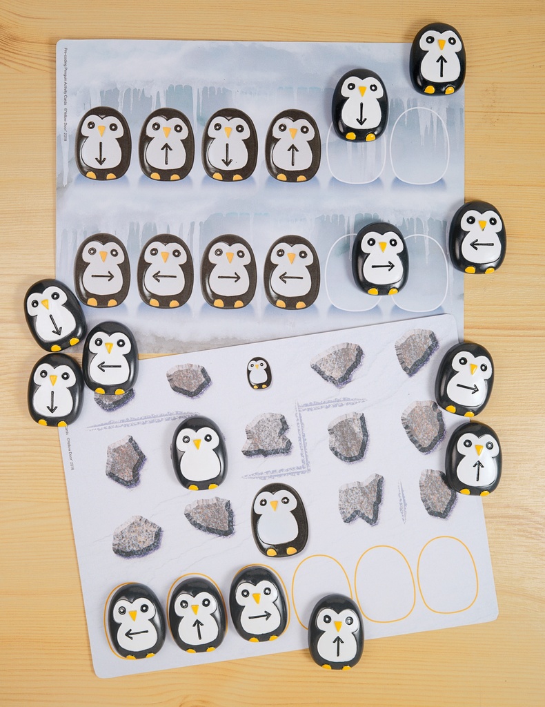 CARTES D'ACTIVITES, LES PINGOUINS