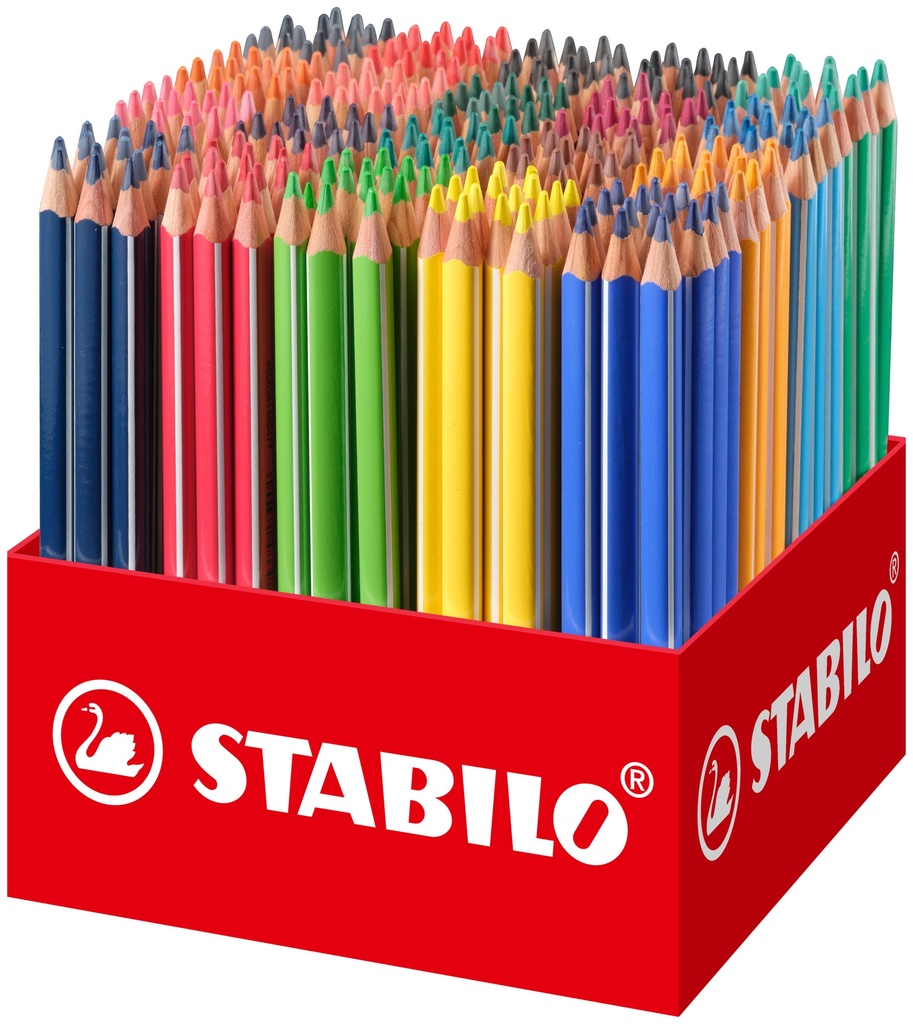 CRAYONS DE COULEUR STABILO 'TRIO' CLASSPACK XL, 300 PCS*NOUVEAU
