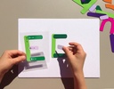 J'APPRENDS A DESSINER L'ALPHABET, A