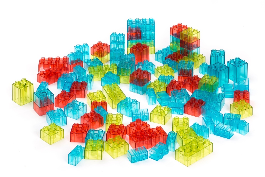 BLOCS TRANSLUCIDES, SET DE 100