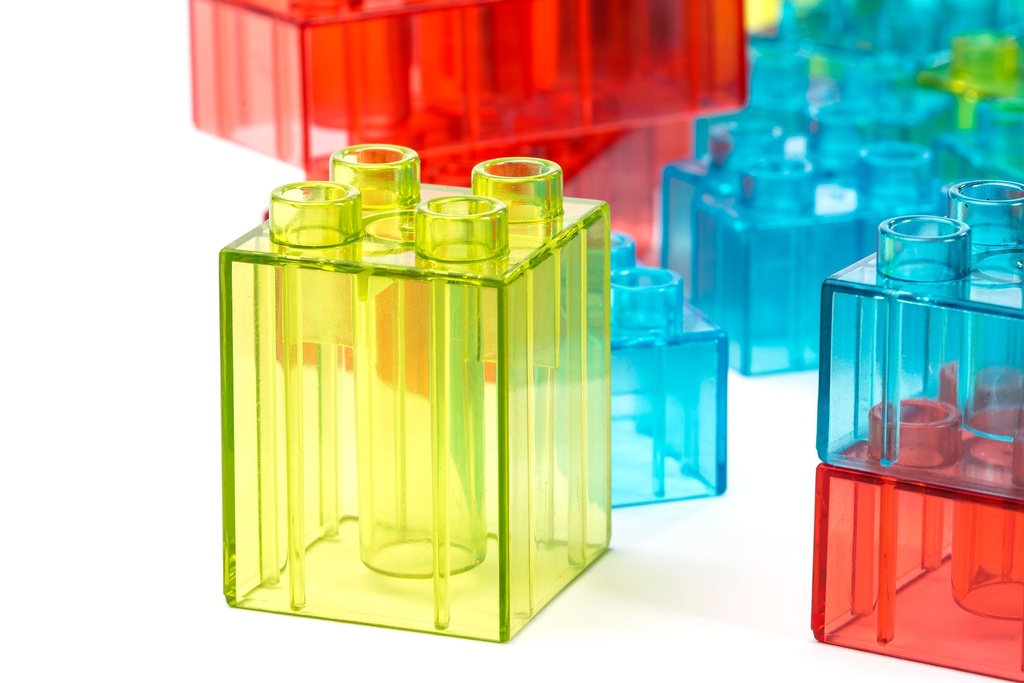 BLOCS TRANSLUCIDES, SET DE 100