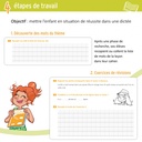 JE REUSSIS MES DICTEES, 1-2e prim.