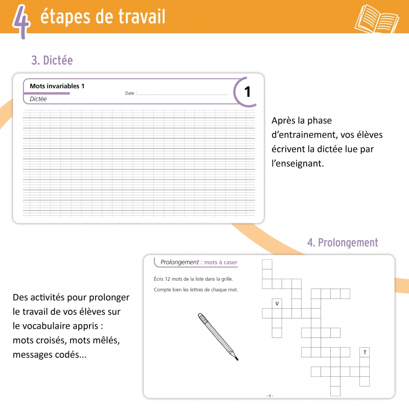 JE REUSSIS MES DICTEES, 4-5E PRIM.