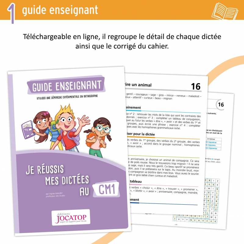 JE REUSSIS MES DICTEES, 4-5E PRIM.
