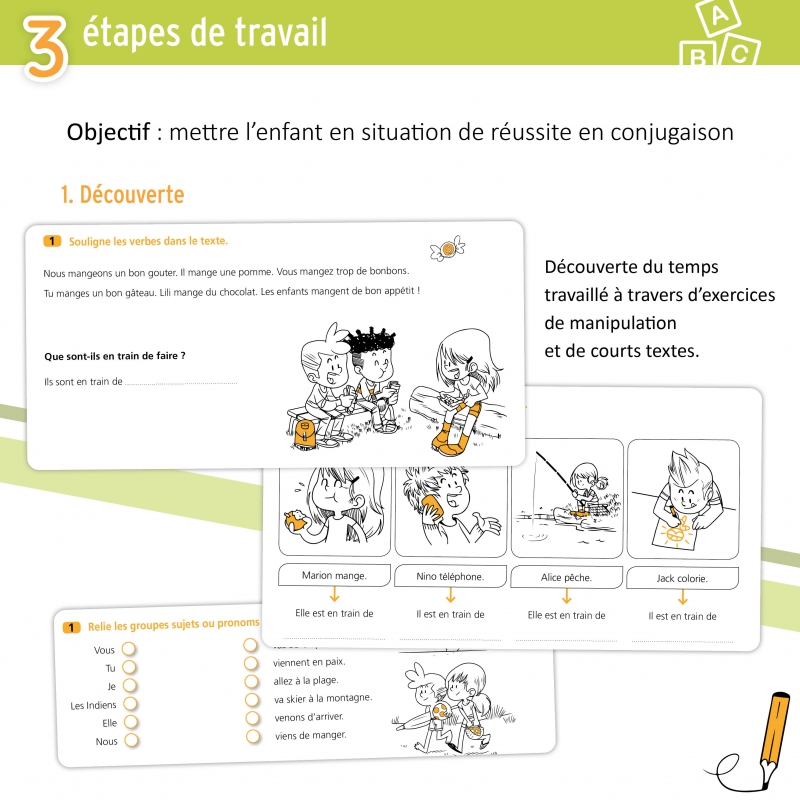 JE REUSSIS EN CONJUGAISON, 2-3E prim.