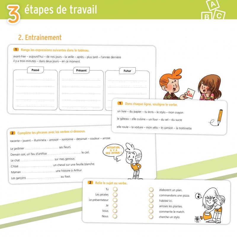 JE REUSSIS EN CONJUGAISON, 2-3E prim.
