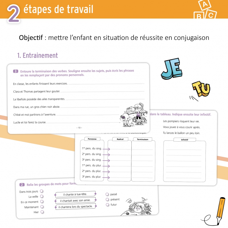 JE REUSSIS EN CONJUGAISON, 4-5E PRIm.