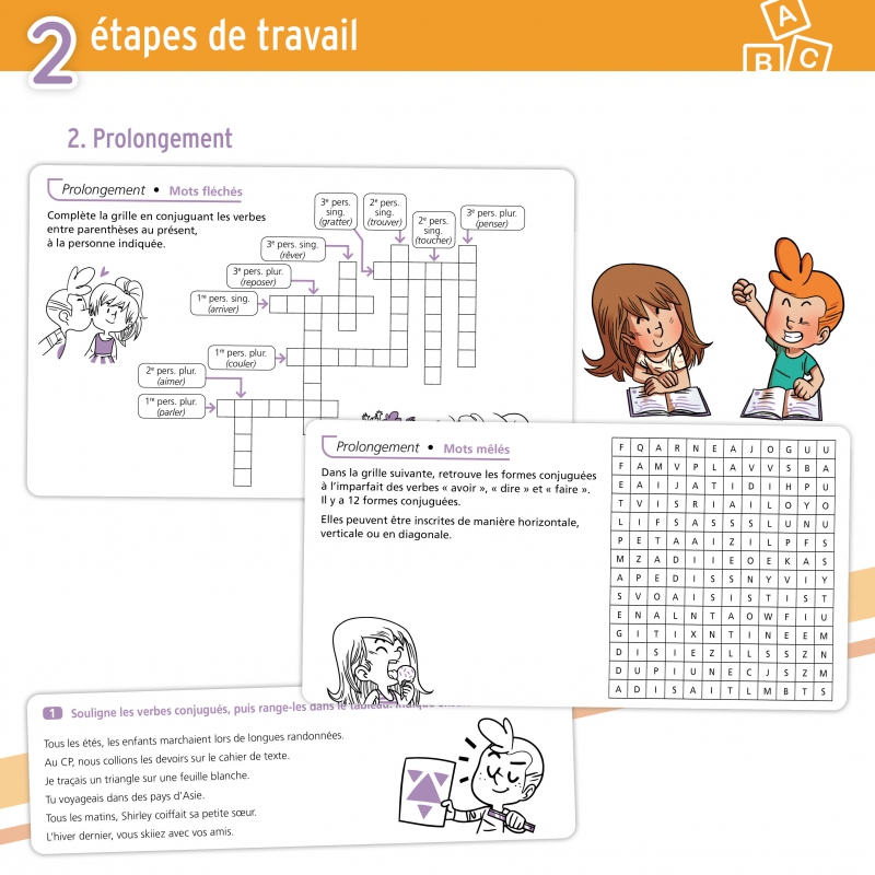 JE REUSSIS EN CONJUGAISON, 4-5E PRIm.