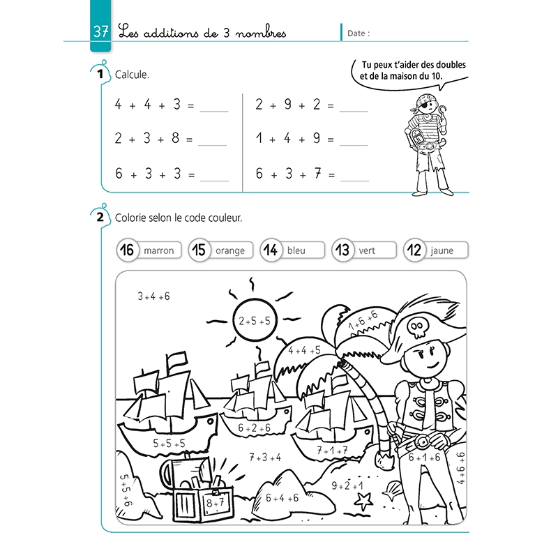 JE REUSSIS MES CALCULS, 1E PRIM.