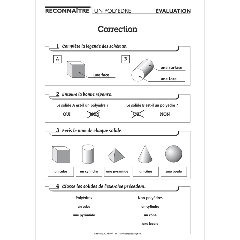 FICHIER : LES VOLUMES