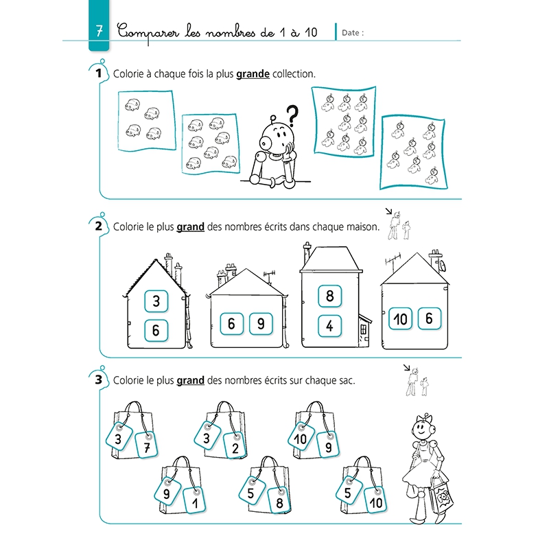 JE REUSSIS EN NUMERATION ET PROBLEMES AU CP