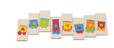 PUZZLE EN BOIS, LE TRAIN DES FORMES-10 PIECES