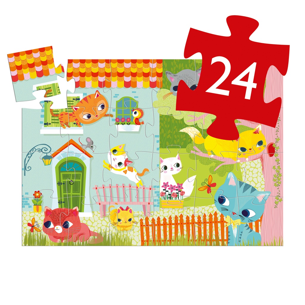 PUZZLE, PACHAT ET SES AMIS-24 PIECES