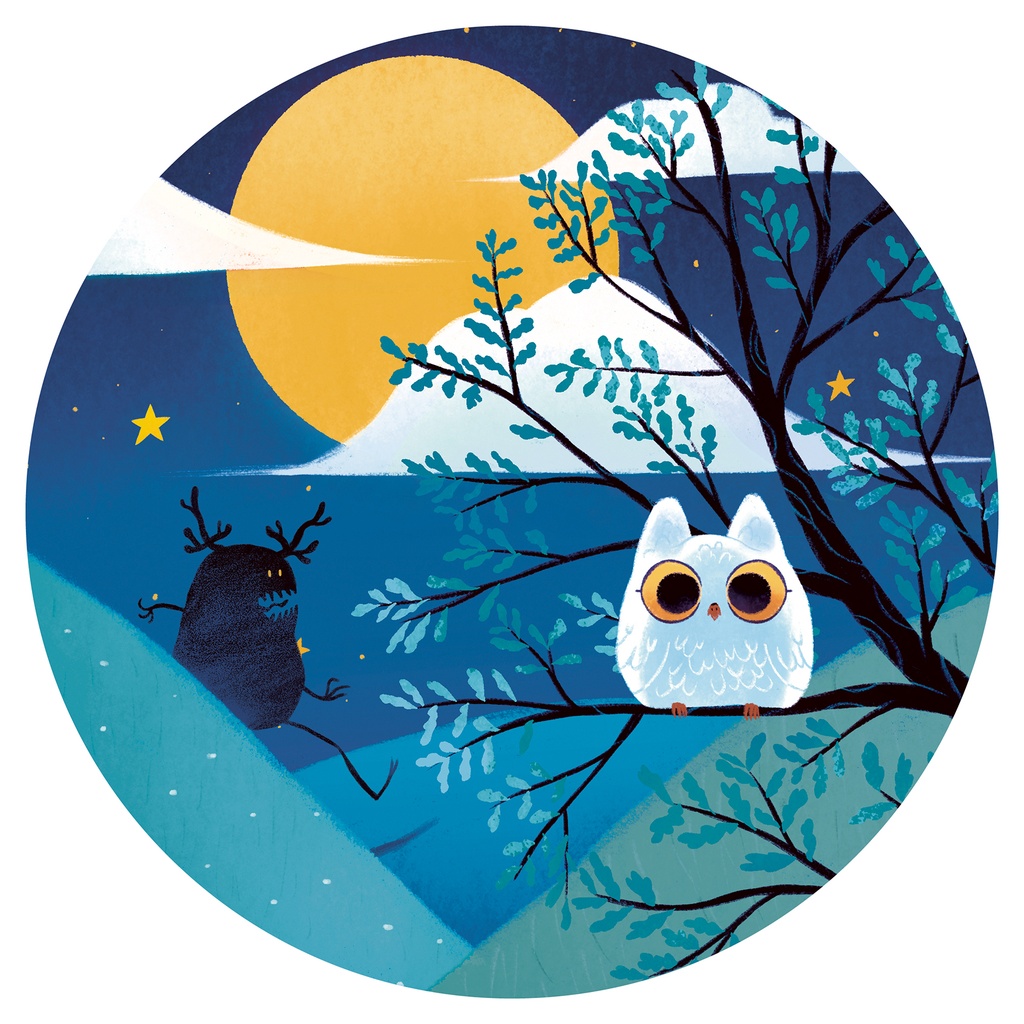 PUZZLE, LE CHEVALIER DE LA PLEINE LUNE-36 PIECES