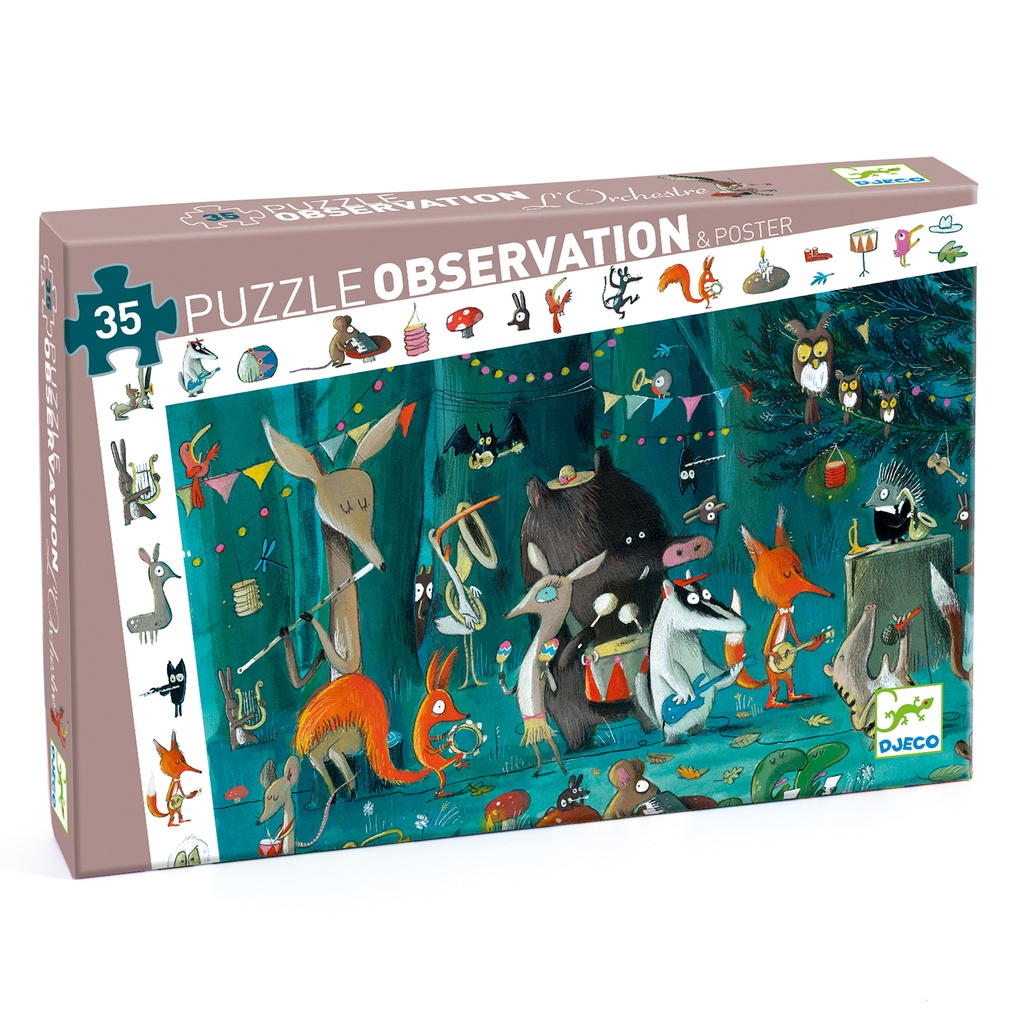 PUZZLE DECOUVERTES, L'ORCHESTRE-54 PIECES