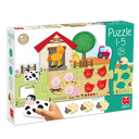 PUZZLE, 1-5-15 PIECES