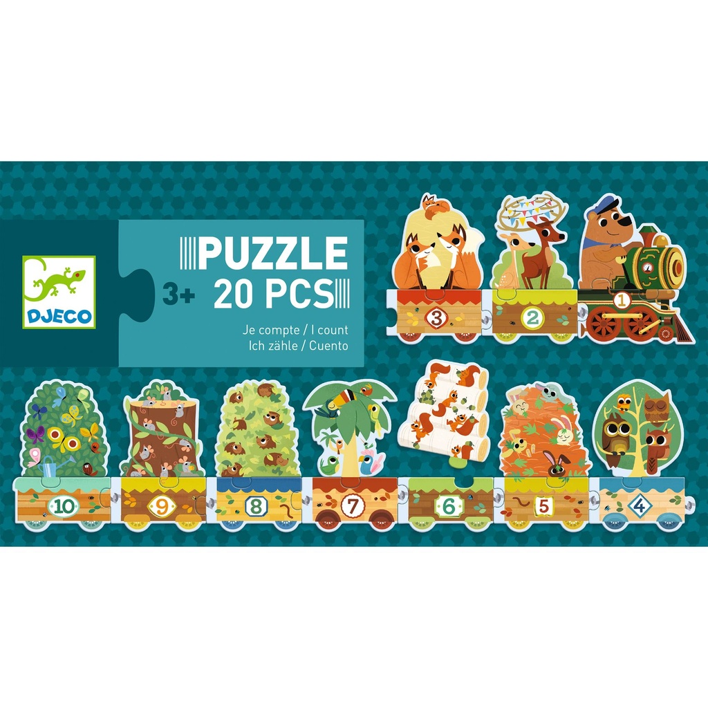 PUZZLE JE COMPTE, 20 PCS* NOUVEAU