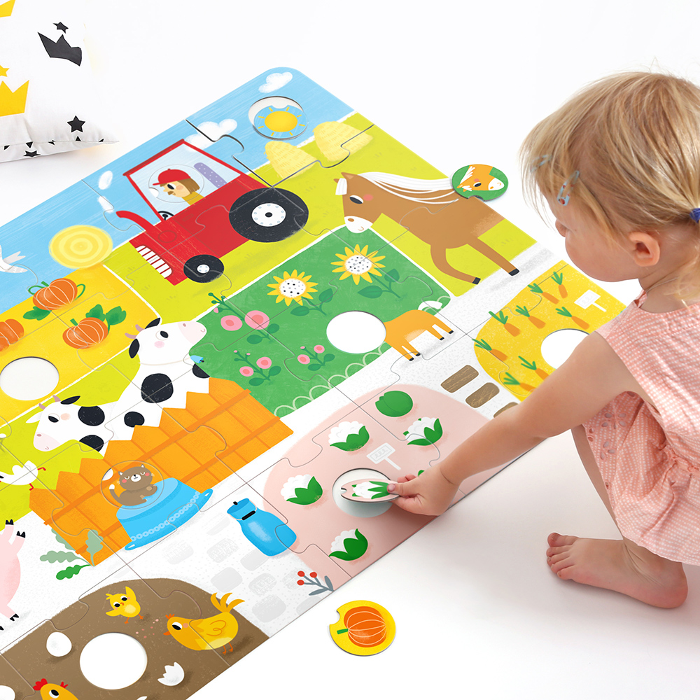 PUZZLE SOL LA FERME, 20 PCS* NOUVEAU