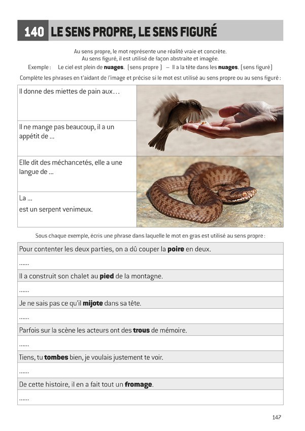 J'AI DU VOCABULAIRE, 4EME-6EME PRIM