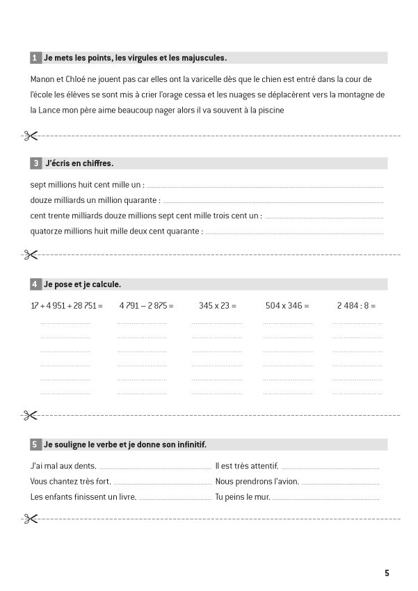 REACTIVATION, 5 ET 6EMES PRIMAIRES