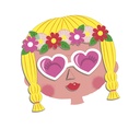 MAGNETI'BOOK CRAZY FACES FILLE* NOUVEAU