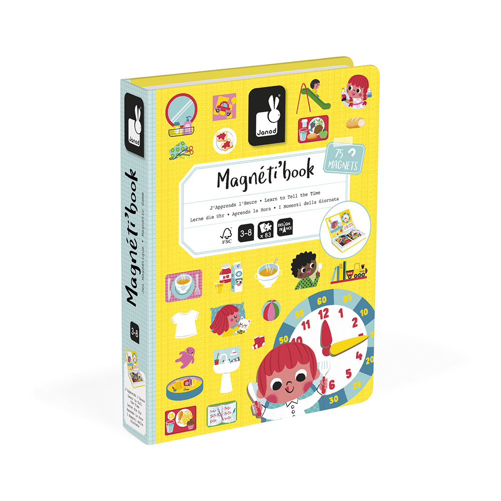 MAGNETI'BOOK J'APPRENDS L'HEURE* NOUVEAU
