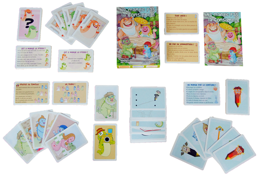 CATS F. NE MANGE PAS CONSIGNE, JEU