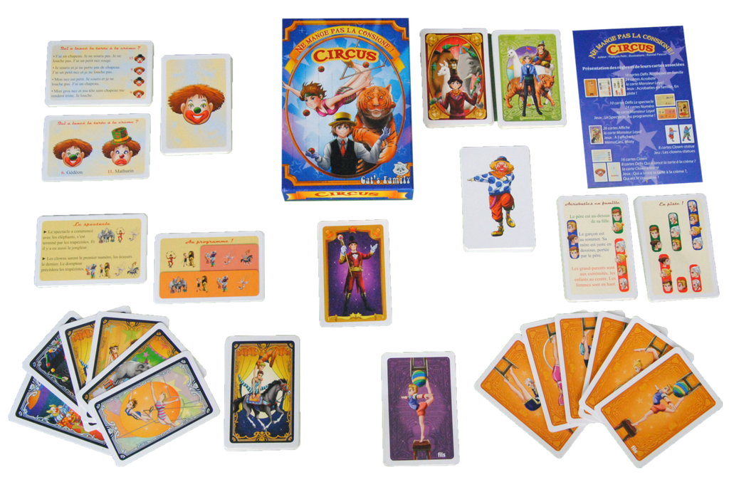 CIRCUS, LE JEU DE CARTES