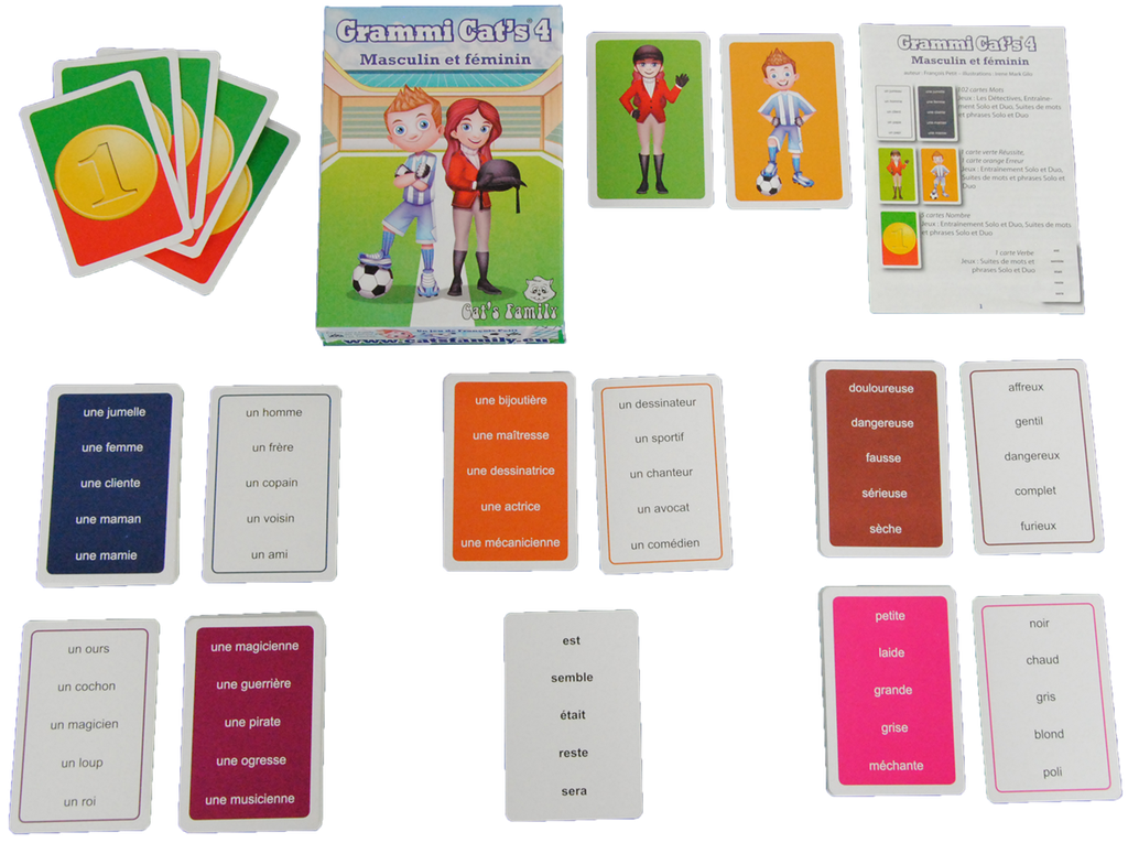 GRAMMI CAT'S MASULIN-FEMININ, JEU