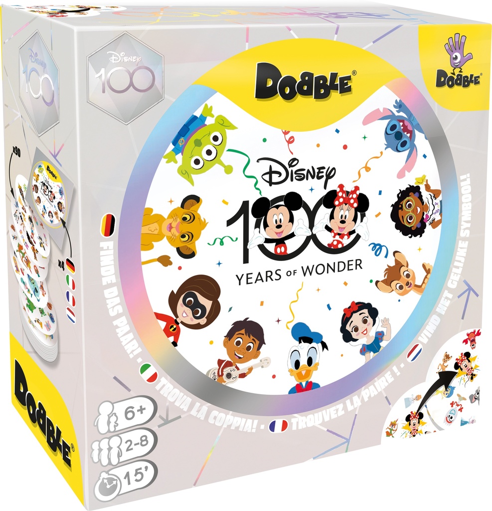 DOBBLE DISNEY 100 ANS* NOUVEAU