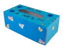 CACHE BOITE A MOUCHOIRS, LOT DE 5