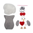 HIBOU A COUDRE EN FEUTRINE, PIECE