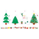 SAPIN DE NOËL EN FEUTRINE A CONSTRUIRE* NOUVEAU