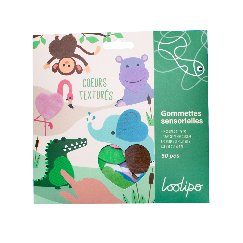 GOMMETTES TEXTURES COEURS* NOUVEAU
