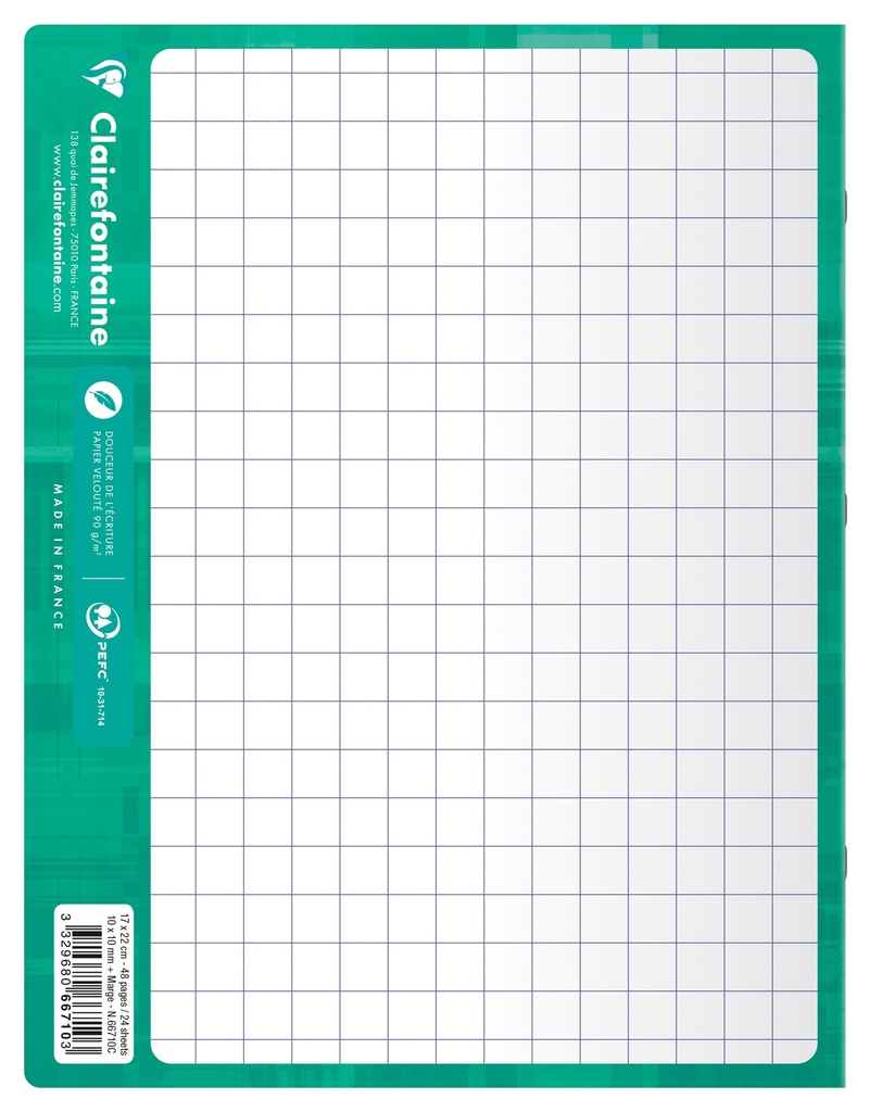 CAHIER MAGIQUE 17X22CM 10 MM, LOT DE 10
