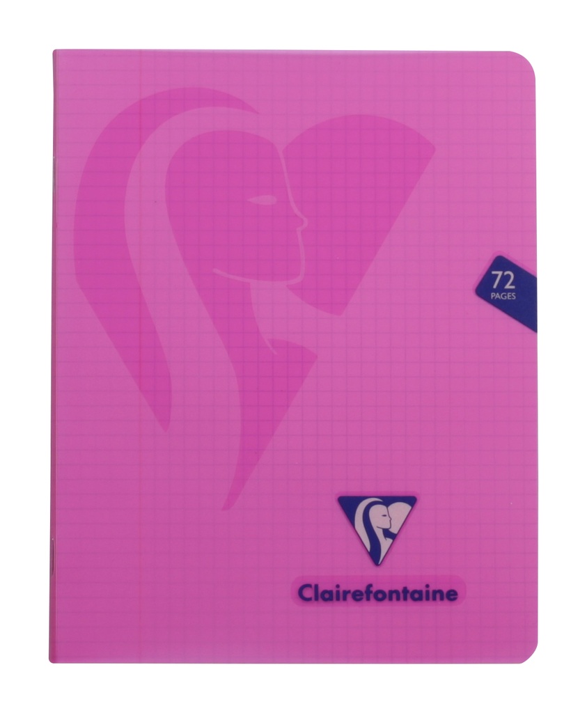 CAHIER CLAIREF. ECOLIER PP 72P 5MM