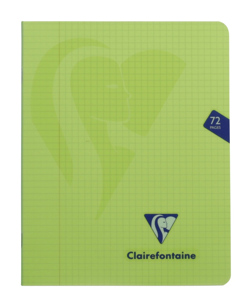 CAHIER CLAIREF. ECOLIER PP 72P 5MM