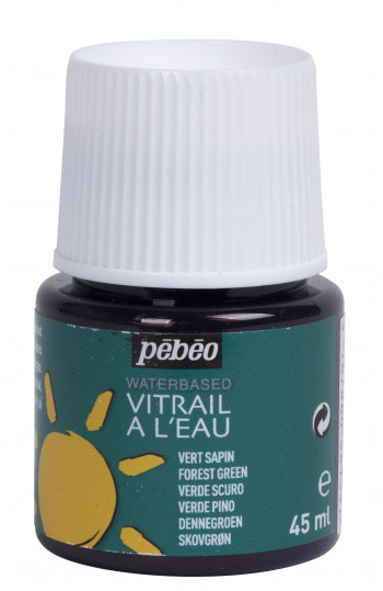 PEINTURE VITRAIL A L'EAU, 10 COULEURS