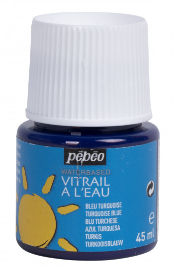 PEINTURE VITRAIL A L'EAU, 10 COULEURS
