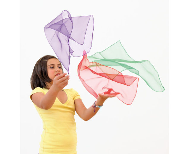 LOT DE 10 FOULARDS 65X65CM