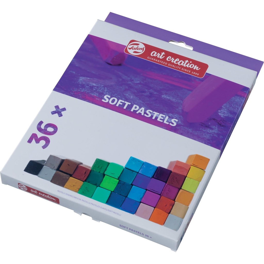 PASTELS TENDRES TALENS ART CREATION , SET DE 36* NOUVEAU