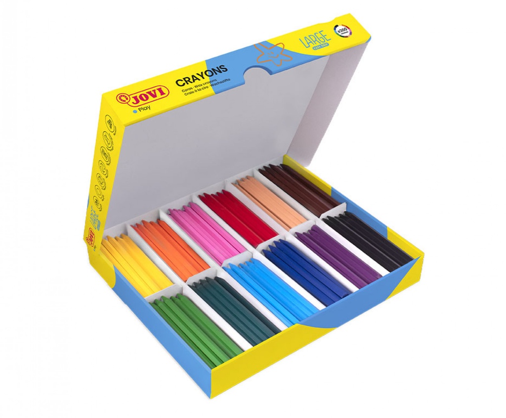 CRAYONS PLASTIQUE, COFFRET DE 300