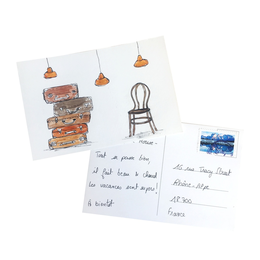 CARTES POSTALES 10X15CM, LOT DE 10