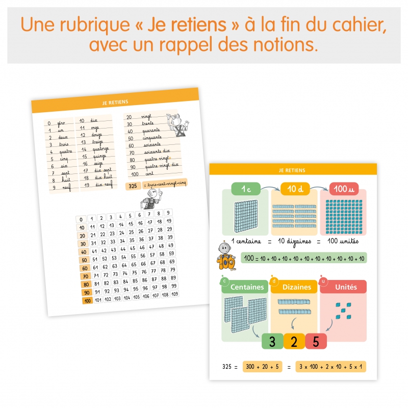 JE REUSSIS EN NUMERATION ET PROBLEMES AU CP