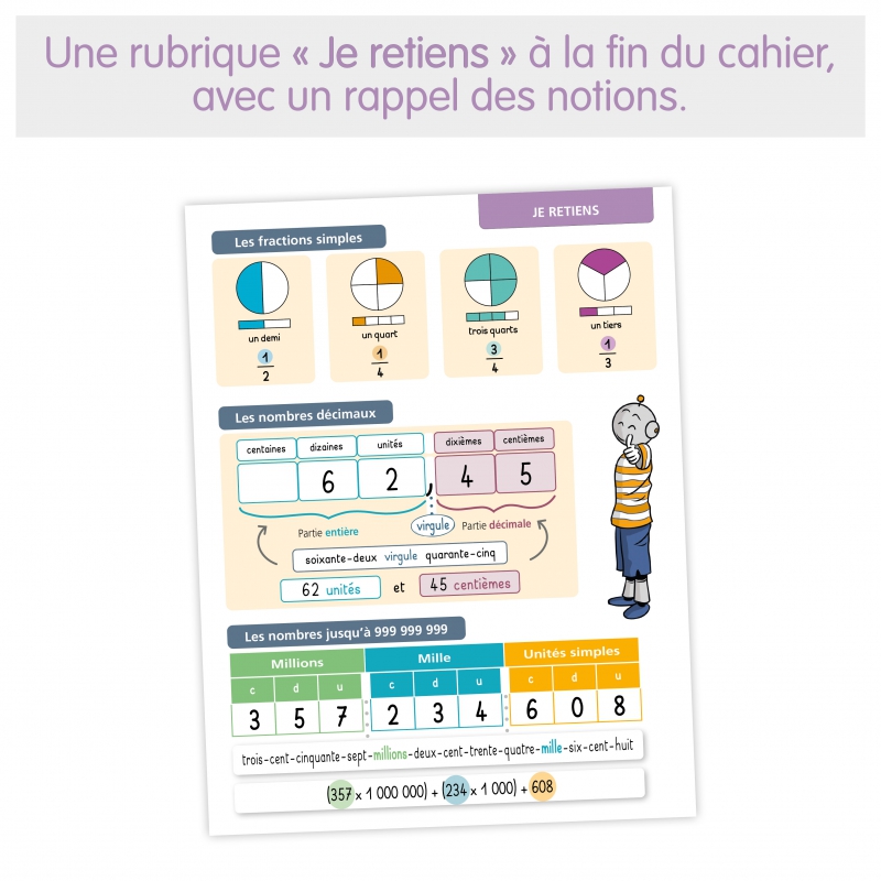 JE REUSSIS EN NUMERATION ET PROBLEMES AU CP