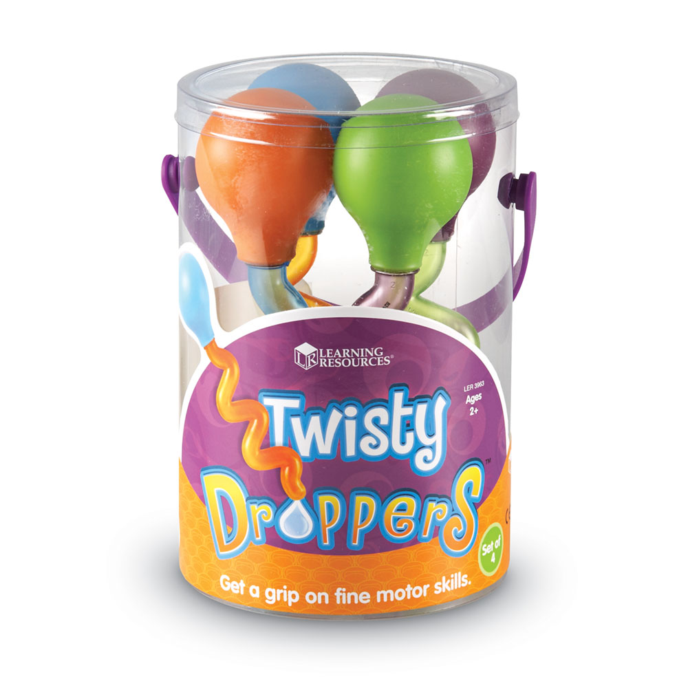 COMPTE-GOUTTES TWISTY, LOT DE 4