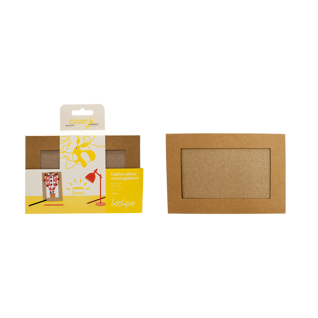 CADRES CARTON A DECORER, LOT DE 10*NOUVEAU