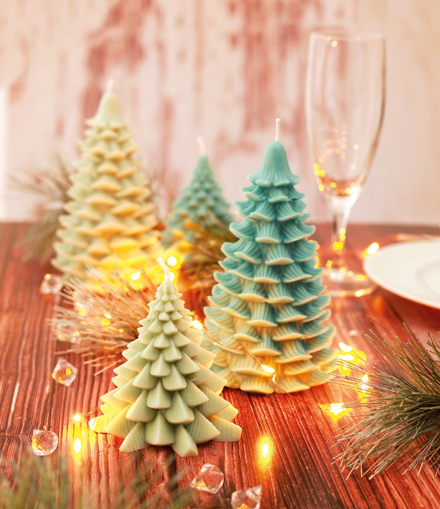 MOULE SILICONE POUR BOUGIE/ SAPIN* NOUVEAU
