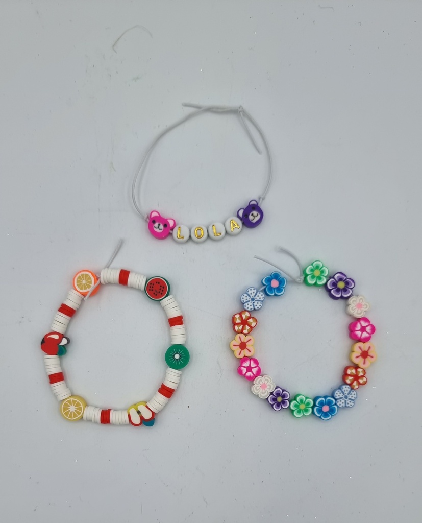 PERLES POLYMERE FRUITS, 60 PERLES* NOUVEAU