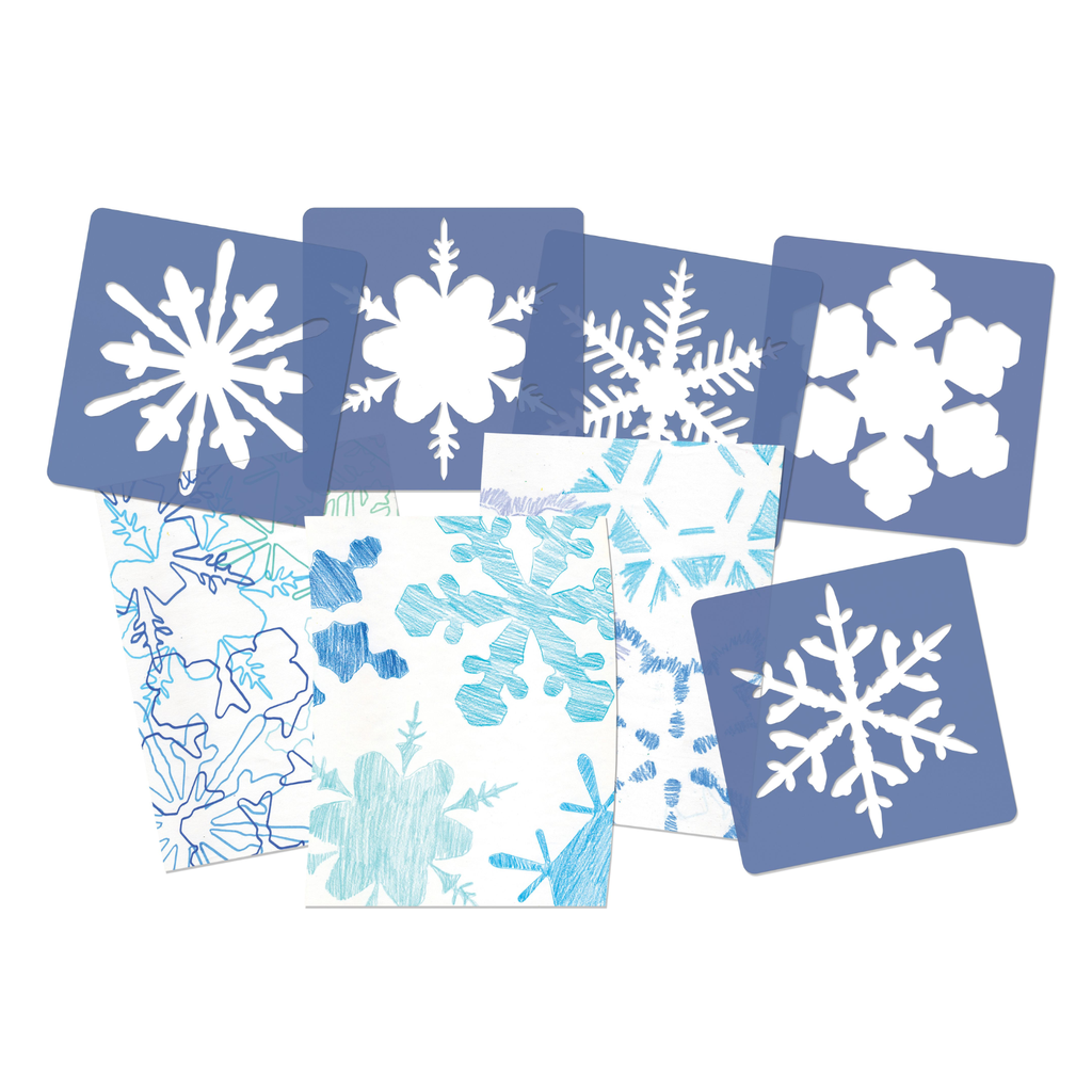 POCHOIRS FLOCONS DE NEIGE